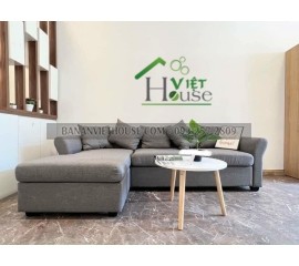 Sofa góc L xuất khẩu đẹp 2m4 (Miễn phí ship Nt HCM,DA,BH)